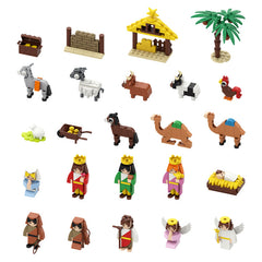 Nativity/ Christmas Advent Calendar MOC Building Block Bricks |MocPixel