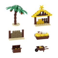 Nativity/ Christmas Advent Calendar MOC Building Block Bricks |MocPixel