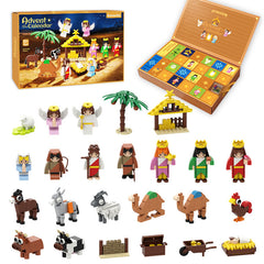Nativity/ Christmas Advent Calendar MOC Building Block Bricks |MocPixel