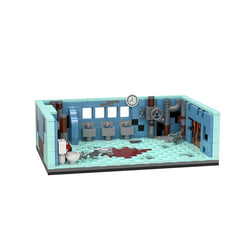 650PCS Bathroom Horror saw MOC Building Block Bricks |MocPixel