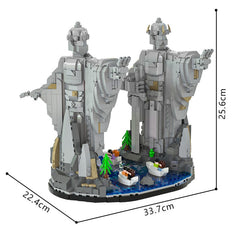 2162PCS The Argonath MOC Building Block Bricks |MocPixel