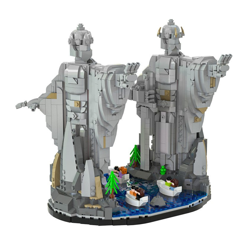 2162PCS The Argonath MOC Building Block Bricks |MocPixel