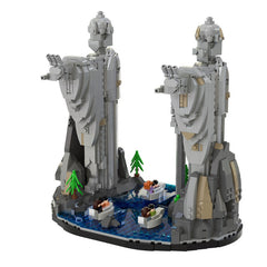 2162PCS The Argonath MOC Building Block Bricks |MocPixel