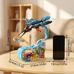 744PCS Kingfisher-Bird Series MOC Building Block Bricks |MocPixel