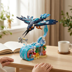 744PCS Kingfisher-Bird Series MOC Building Block Bricks |MocPixel