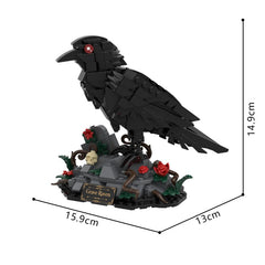 334PCS Dark Night Raven MOC Building Block Bricks |MocPixel