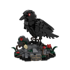 334PCS Dark Night Raven MOC Building Block Bricks |MocPixel