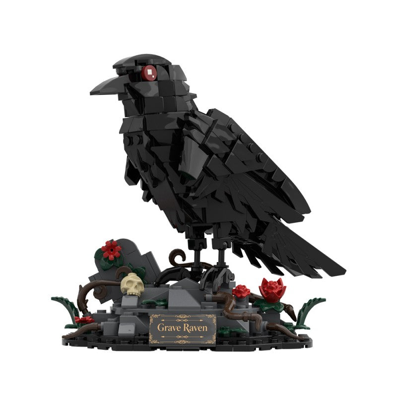 334PCS Dark Night Raven MOC Building Block Bricks |MocPixel