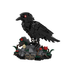334PCS Dark Night Raven MOC Building Block Bricks |MocPixel