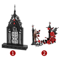 614PCS Gothic Windows MOC Building Block Bricks |MocPixel