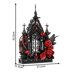 614PCS Gothic Windows MOC Building Block Bricks |MocPixel