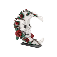 632PCS Moon Skull MOC Building Block Bricks |MocPixel