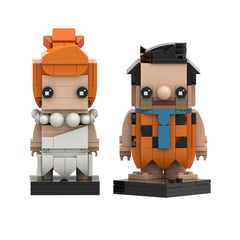 Fred And Wilma/ Car- WWE MOC Building Block Bricks |MocPixel