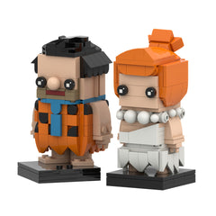 Fred And Wilma/ Car- WWE MOC Building Block Bricks |MocPixel