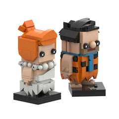 Fred And Wilma/ Car- WWE MOC Building Block Bricks |MocPixel