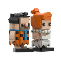 Fred And Wilma/ Car- WWE MOC Building Block Bricks |MocPixel