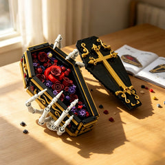 803PCS Gothic Flowers and Coffins MOC Building Block Bricks |MocPixel