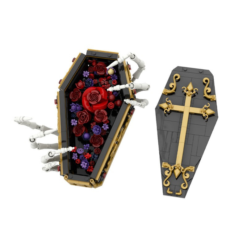 803PCS Gothic Flowers and Coffins MOC Building Block Bricks |MocPixel