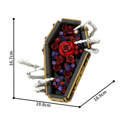 803PCS Gothic Flowers and Coffins MOC Building Block Bricks |MocPixel
