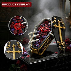 803PCS Gothic Flowers and Coffins MOC Building Block Bricks |MocPixel