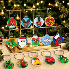 758PCS 24 In 1 Christmas Bauble MOC Building Block Bricks |MocPixel