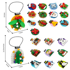 758PCS 24 In 1 Christmas Bauble MOC Building Block Bricks |MocPixel
