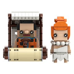 Fred And Wilma/ Car- WWE MOC Building Block Bricks |MocPixel