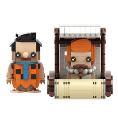 Fred And Wilma/ Car- WWE MOC Building Block Bricks |MocPixel