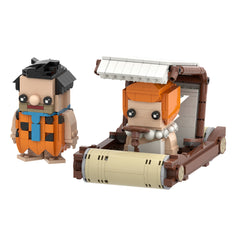 Fred And Wilma/ Car- WWE MOC Building Block Bricks |MocPixel