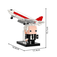 320PCS Airplane!, 1980 MOC Building Block Bricks |MocPixel