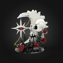 509PCS Skull Moon And Stars MOC Building Block Bricks |MocPixel