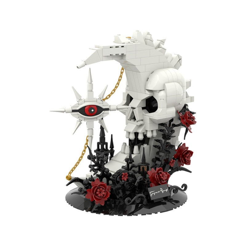 509PCS Skull Moon And Stars MOC Building Block Bricks |MocPixel