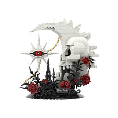 509PCS Skull Moon And Stars MOC Building Block Bricks |MocPixel