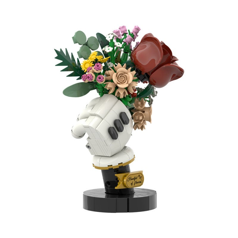 398PCS Shaped Bouquet In Mouse'S Hand MOC Building Block Bricks |MocPixel