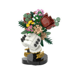 398PCS Shaped Bouquet In Mouse'S Hand MOC Building Block Bricks |MocPixel