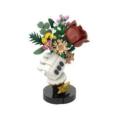 398PCS Shaped Bouquet In Mouse'S Hand MOC Building Block Bricks |MocPixel
