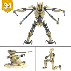 589PCS The Space Wars 3In1 MOC Building Block Bricks |MocPixel