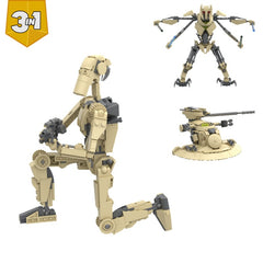589PCS The Space Wars 3In1 MOC Building Block Bricks |MocPixel