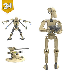 589PCS The Space Wars 3In1 MOC Building Block Bricks |MocPixel