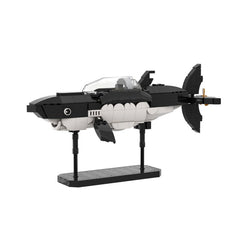 391PCS Shark Submarine MOC Building Block Bricks |MocPixel
