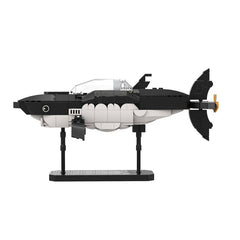 391PCS Shark Submarine MOC Building Block Bricks |MocPixel