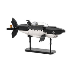 391PCS Shark Submarine MOC Building Block Bricks |MocPixel