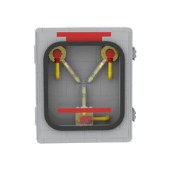 627PCS Back Future Flux Capacitor MOC Building Block Bricks |MocPixel