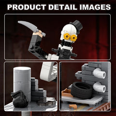 196PCS Art Series MOC Building Block Bricks |MocPixel