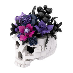 Gothic Series - Skull& Evil Eye With Flower MOC Building Block Bricks |MocPixel