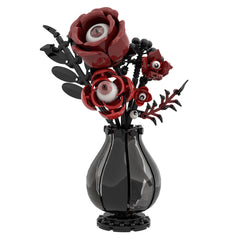 Gothic Series - Skull& Evil Eye With Flower MOC Building Block Bricks |MocPixel