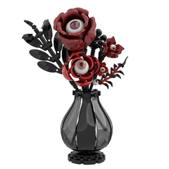 Gothic Series - Skull& Evil Eye With Flower MOC Building Block Bricks |MocPixel