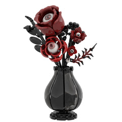Gothic Series - Skull& Evil Eye With Flower MOC Building Block Bricks |MocPixel