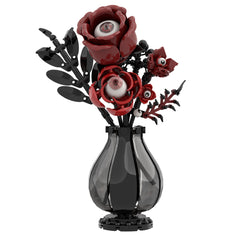 Gothic Series - Skull& Evil Eye With Flower MOC Building Block Bricks |MocPixel