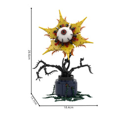 Gothic Series - Skull& Evil Eye With Flower MOC Building Block Bricks |MocPixel